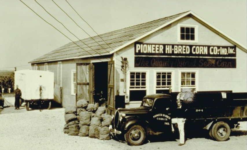Pioneer HiBred Corn Company building